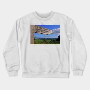 South Downs Beacon Hill Hampshire England Crewneck Sweatshirt